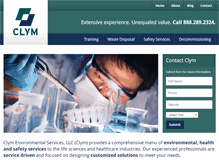 Tablet Screenshot of clymenvironmental.com